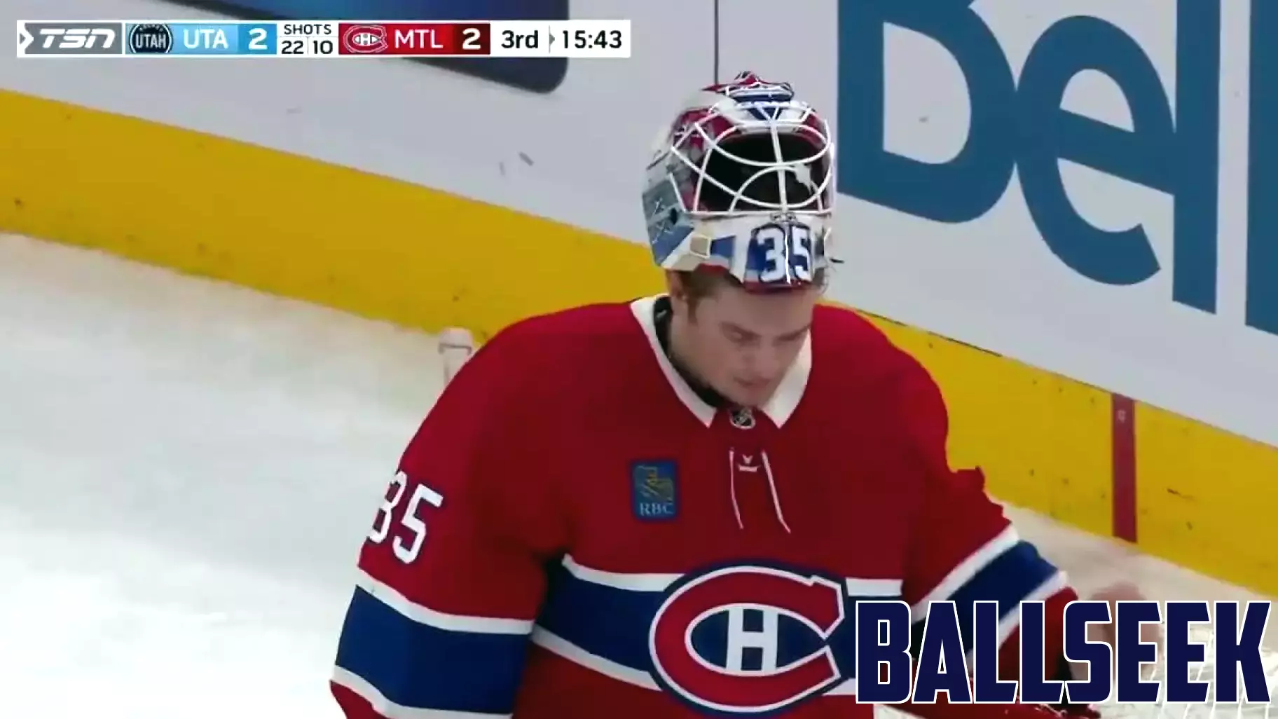 Jack McBain Scores Against Montréal Canadiens