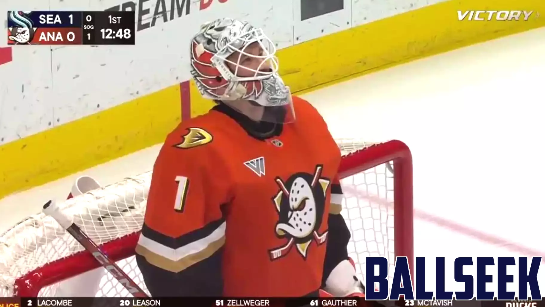 Shane Wright Scores Against Anaheim Ducks